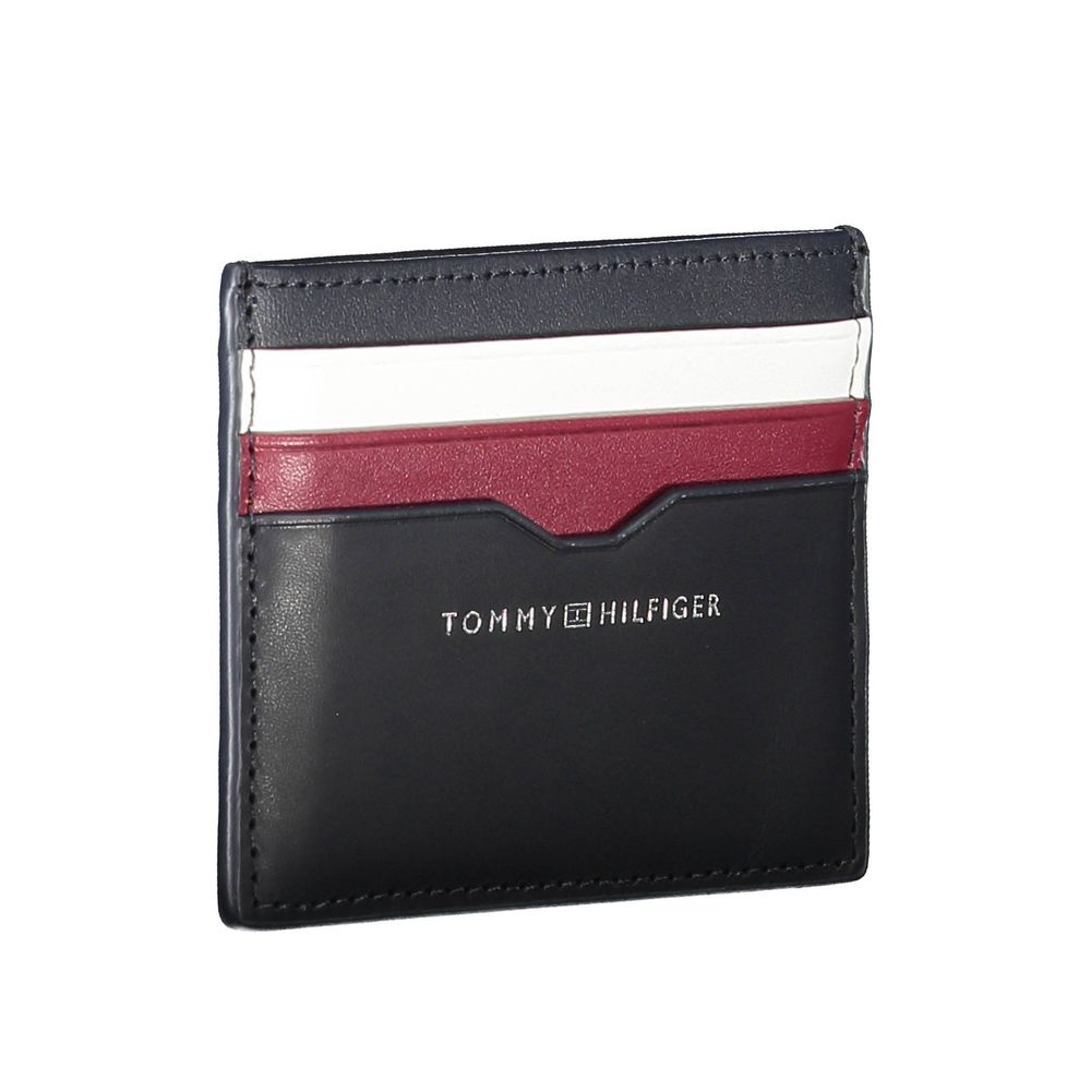 Tommy Hilfiger Blue Leather Men’s Wallet