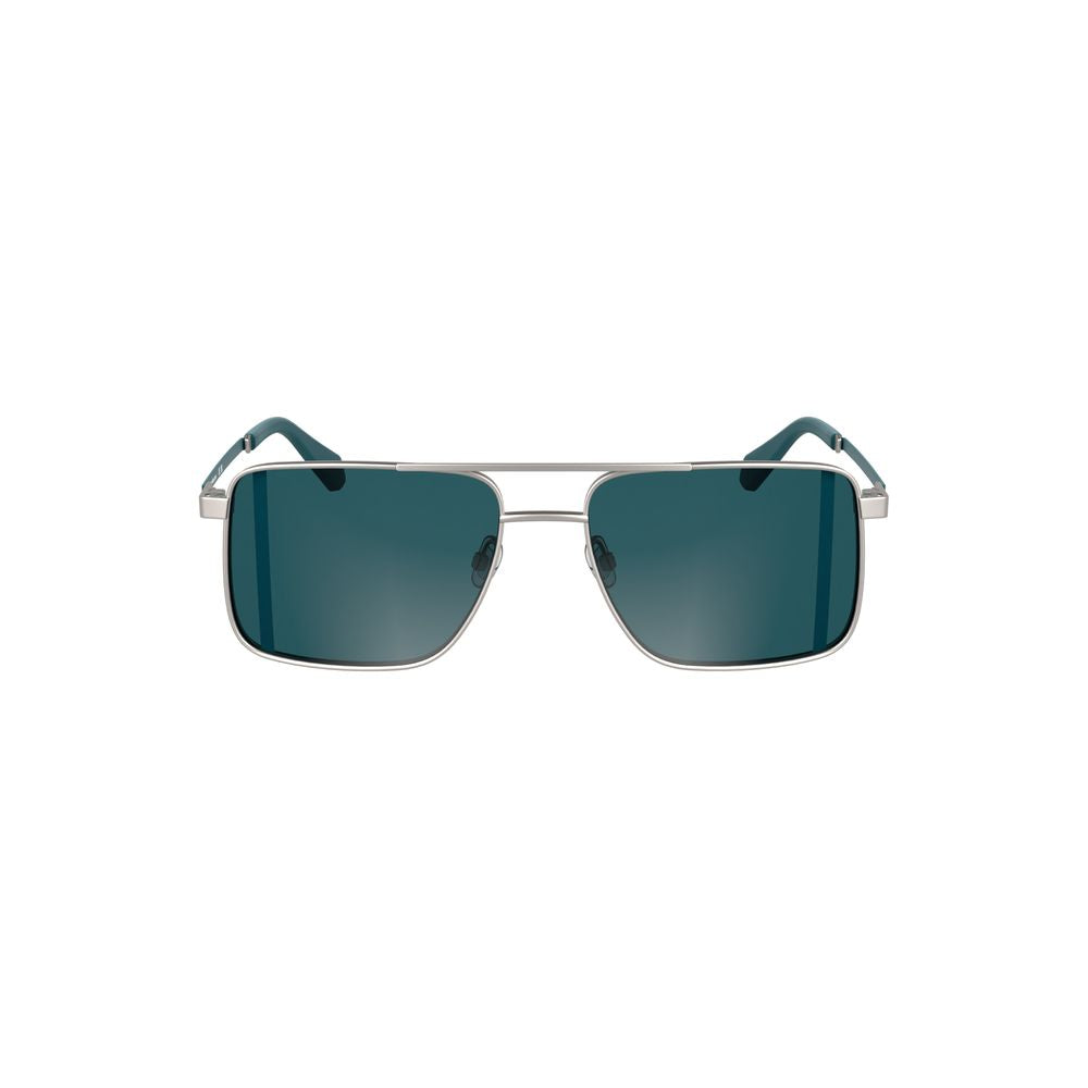 Calvin Klein Gray Metal Men Sunglasses