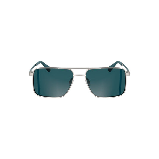Calvin Klein Gray Metal Men Sunglasses