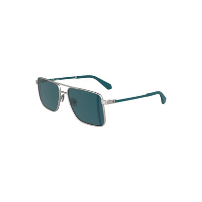 Calvin Klein Gray Metal Men Sunglasses