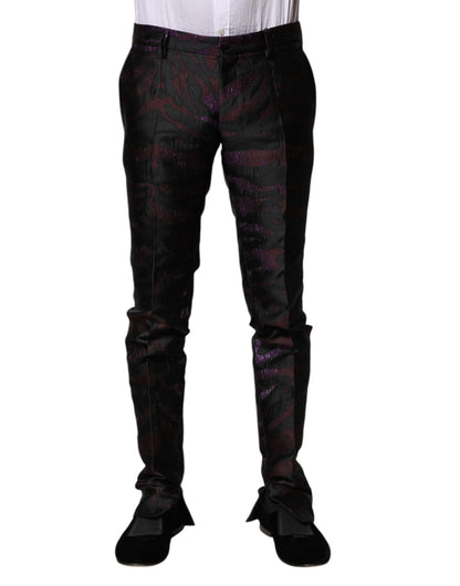 Dolce & Gabbana Multicolor Patterned Dress Pants
