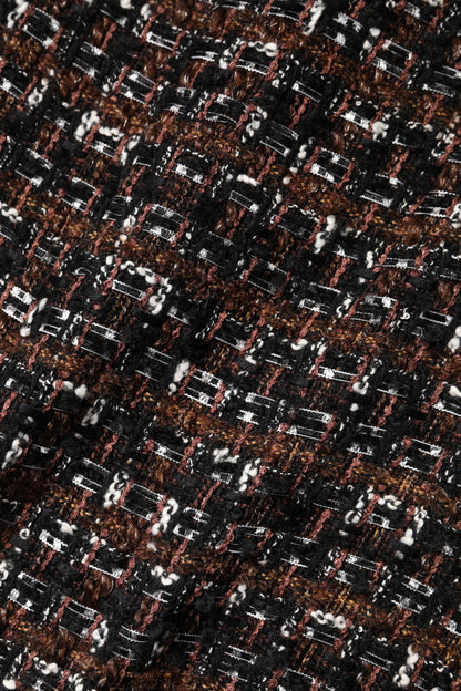 Dolce & Gabbana Multicolor Sleeveless Mini Tweed A-line Dress