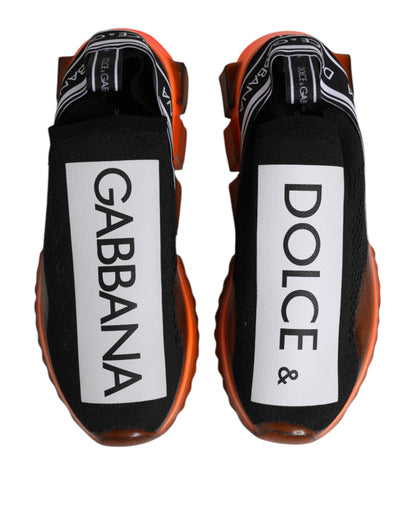 Dolce & Gabbana Black and White Sorrento Sneakers