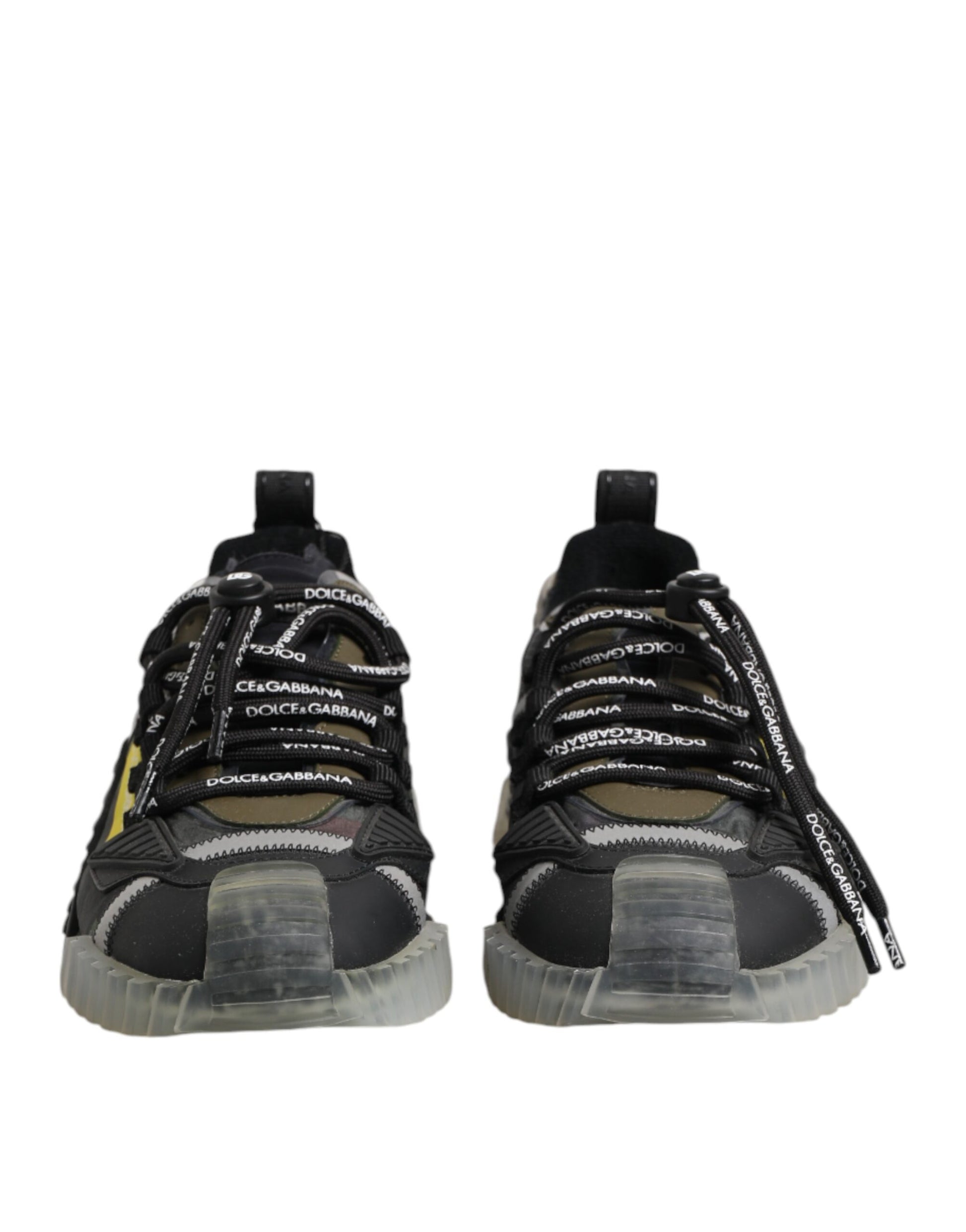 Dolce & Gabbana Multicolor Lace Up Low Top NS1 Sneakers