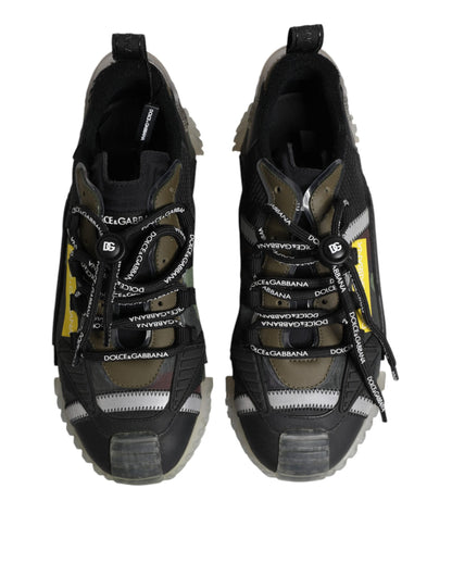 Dolce & Gabbana Multicolor Lace Up Low Top NS1 Sneakers