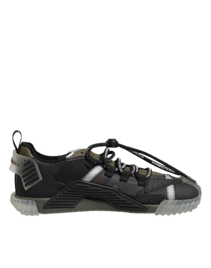 Dolce & Gabbana Multicolor Lace Up Low Top NS1 Sneakers