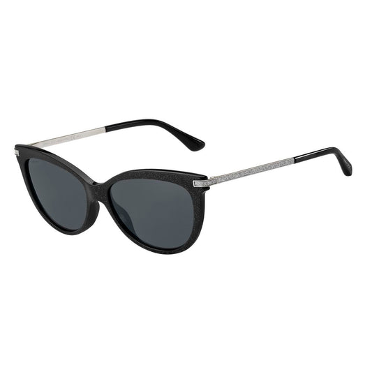 Jimmy Choo Women's Sunglasses – Black Haircalf Frame with Grey Lenses, 56mm