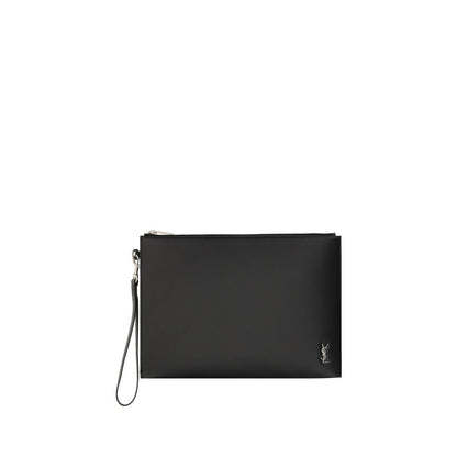 Saint Laurent Leather iPad Holder