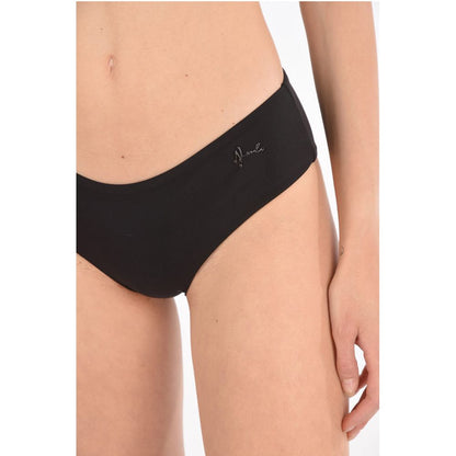 Karl Lagerfeld V KARL & CHOUPETTE Slip Swimsuit with Logo