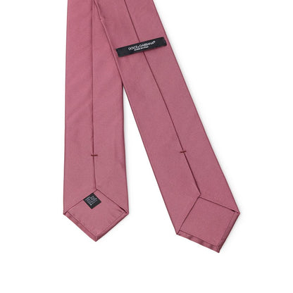 Dolce & Gabbana Lilac Silk Tie