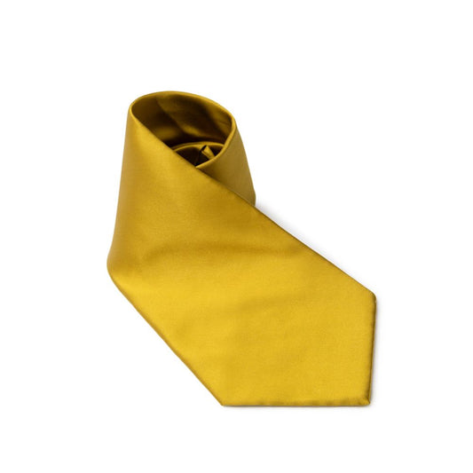 Dolce & Gabbana Mustard Silk Tie