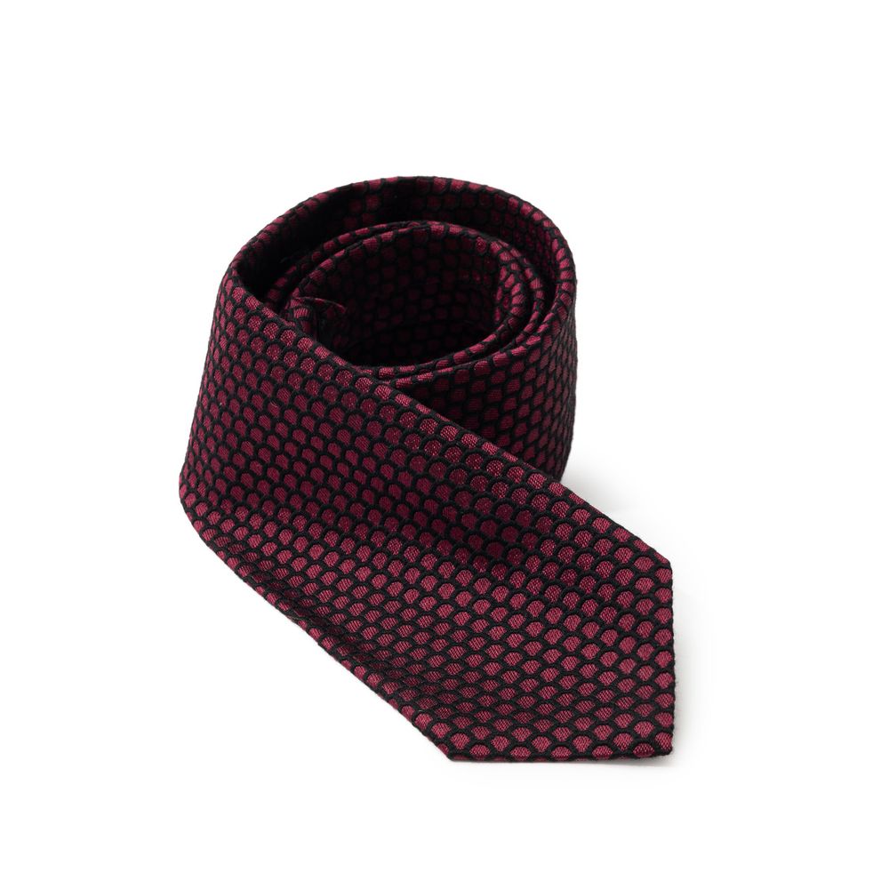 Dolce & Gabbana Lilac Wool Blend Embroidered Tie