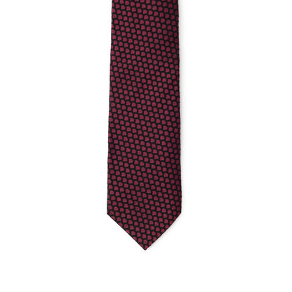 Dolce & Gabbana Lilac Wool Blend Embroidered Tie