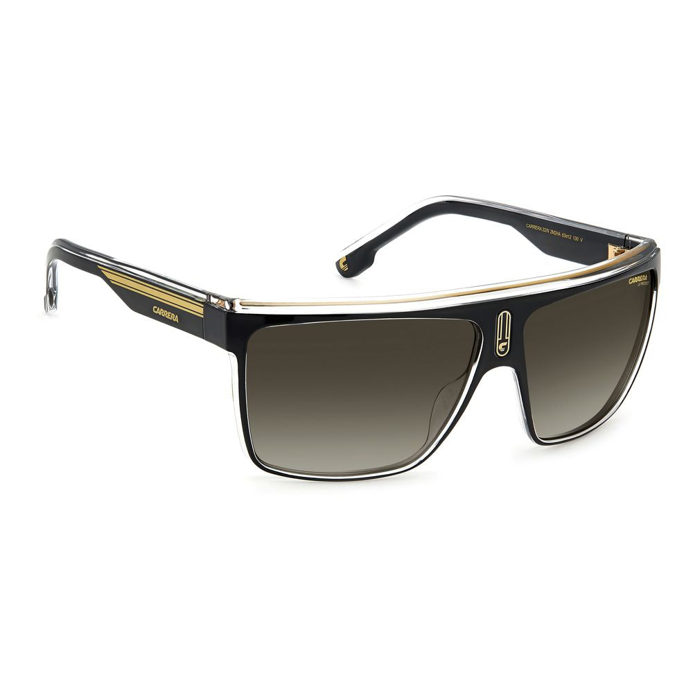 Carrera Men's Sunglasses – Black Resin Frame with Brown Lenses, 63mm