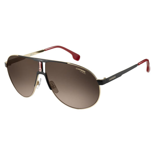 Carrera Bicolor Metal Sunglasses – Black and Gold Aviator Style