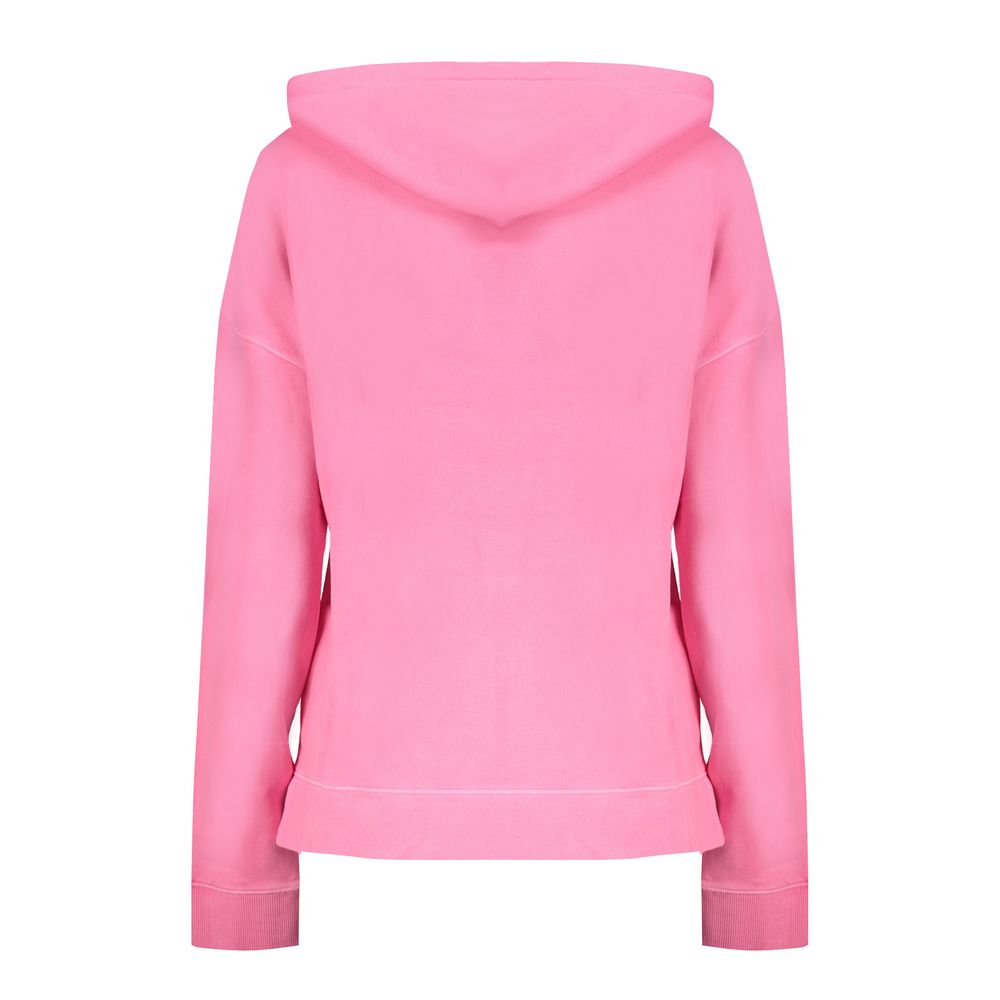 North Sails Pink Cotton Sweater - Long Sleeved Hooded Sweatshirt