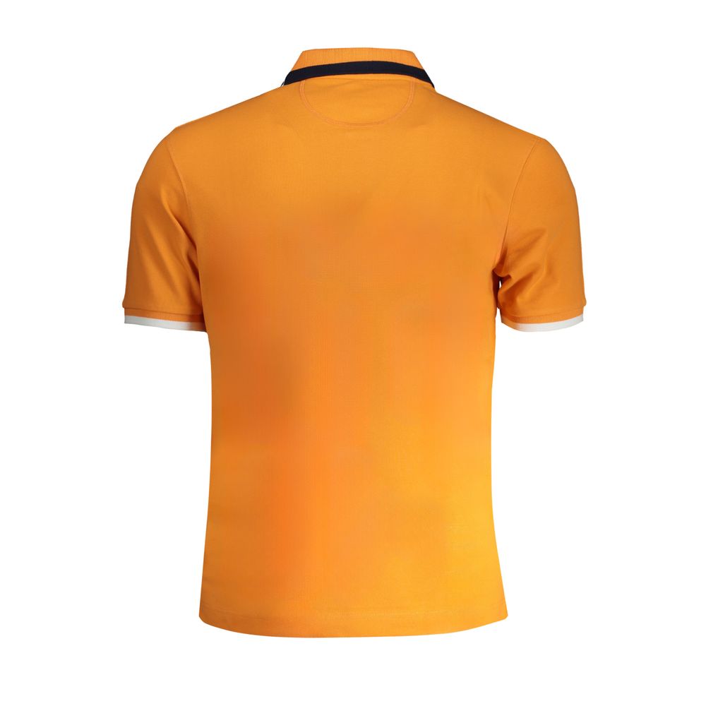 La Martina Orange Cotton Polo Shirt - Effortless Sporty Elegance