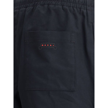 Marni Cotton Denim-Finish Pants