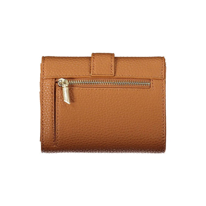 Calvin Klein Brown Faux Leather Women's Wallet