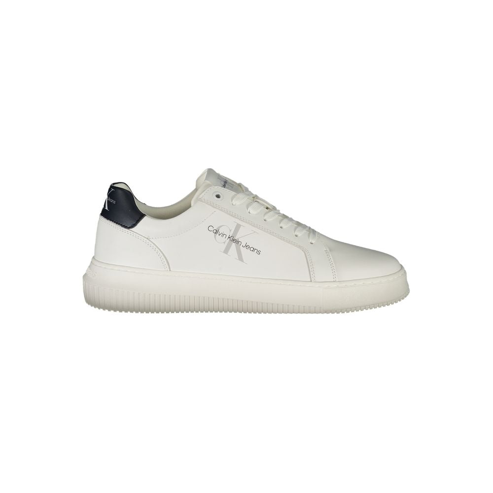 Calvin Klein Bianco Leather Men Sneaker EU40/US7
