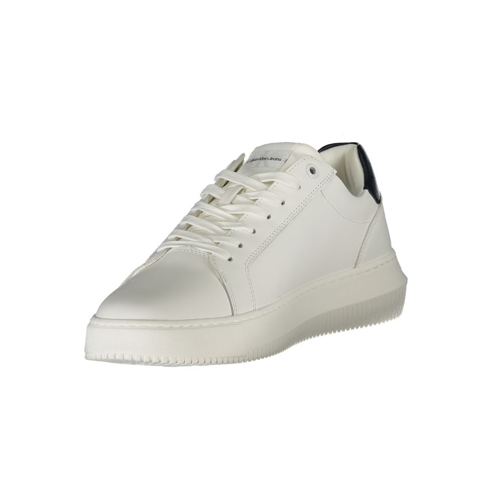 Calvin Klein Bianco Leather Men Sneaker EU40/US7