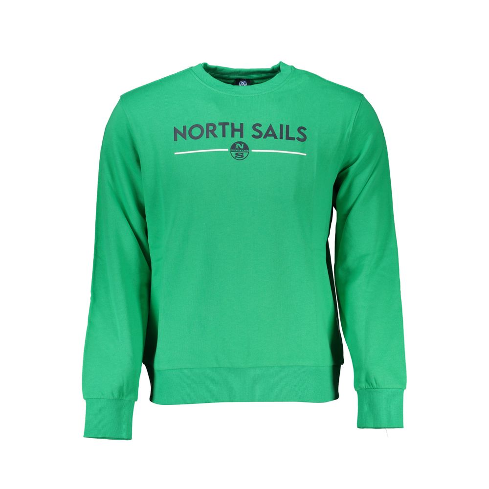North Sails Green Cotton Sweater - Ultimate Comfort and Style