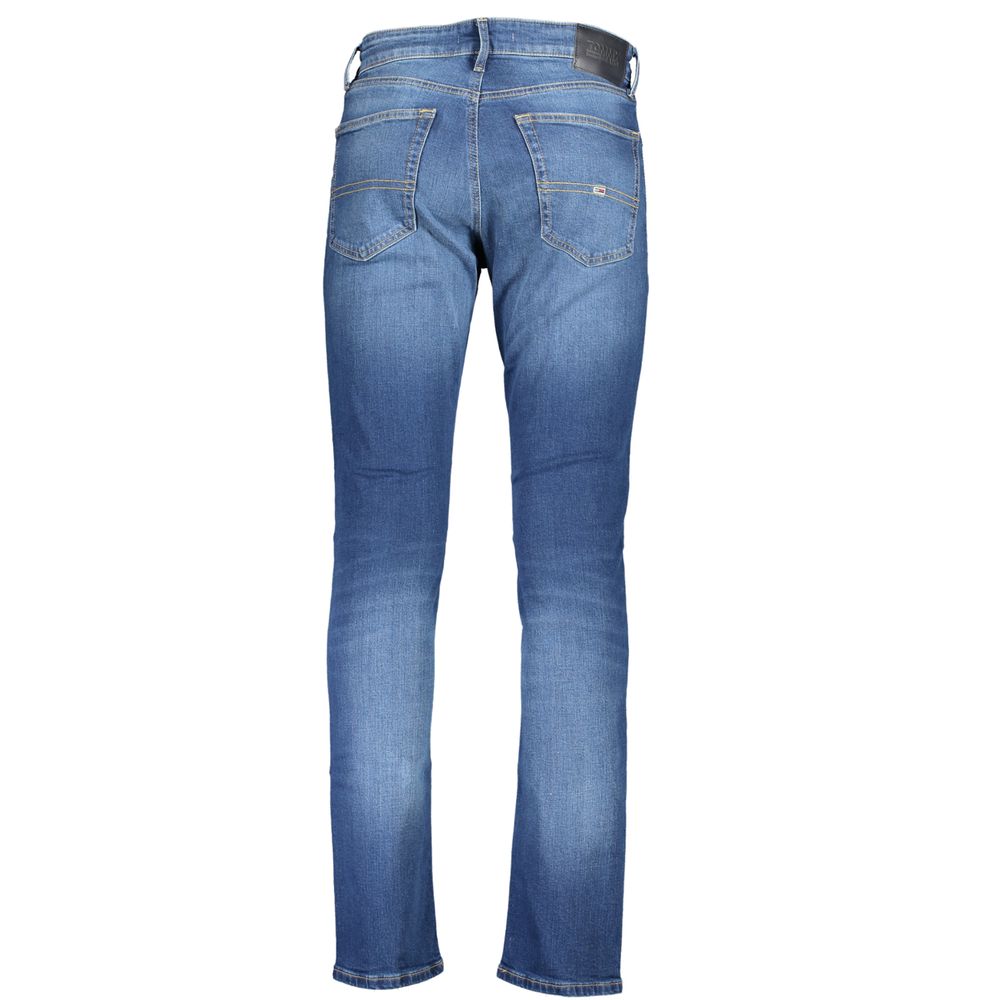 Tommy Hilfiger Blue Cotton Men Jeans - Scanton Slim-Fit