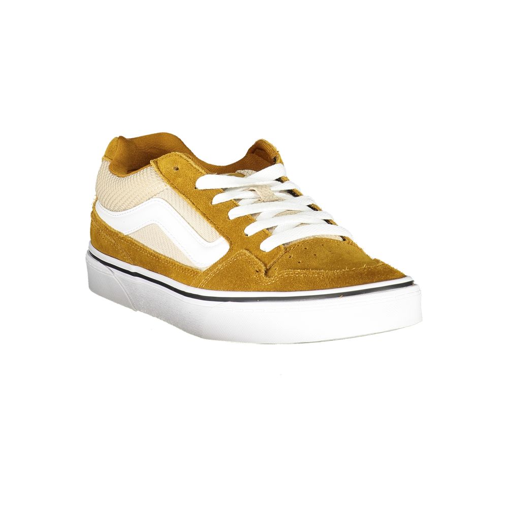 Vans Yellow Polyester Sneaker - Bold Style for Every Step