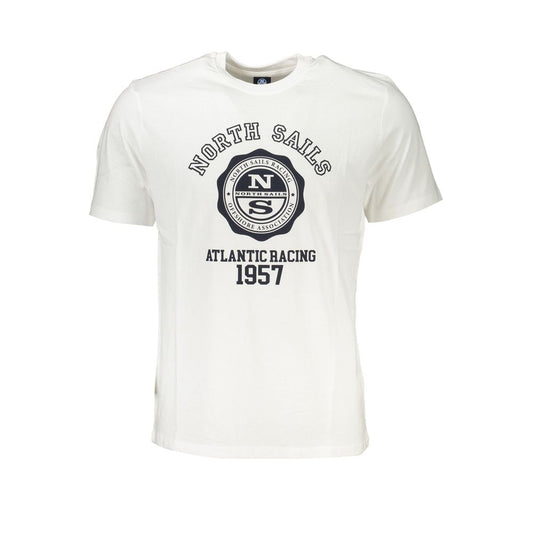 North Sails White Cotton T-Shirt - Ultimate Casual Comfort