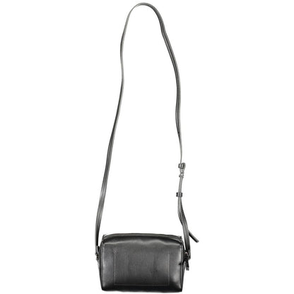 Calvin Klein Black Polyester Handbag - Effortless Style and Functionality