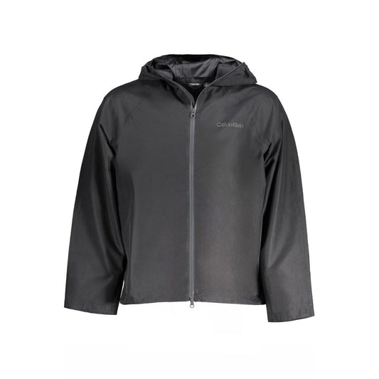 Calvin Klein Long Sleeve Black Sports Jacket with Hood
