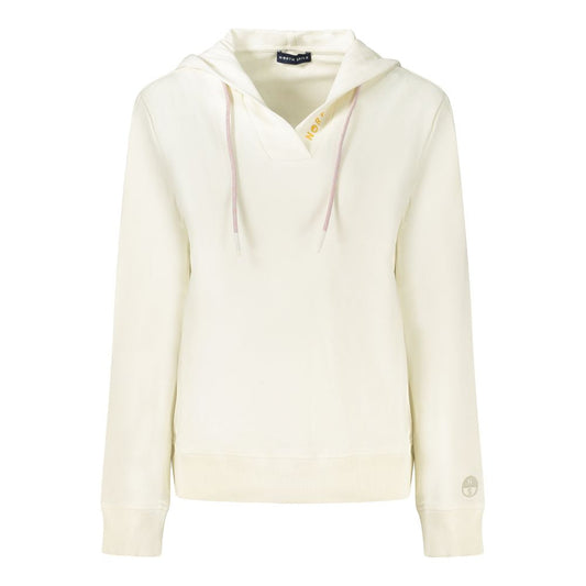 North Sails Women's White Cotton Hoodie