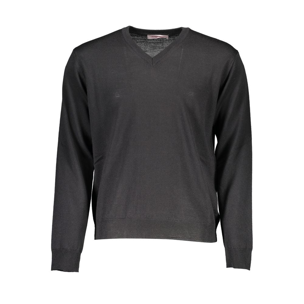 Romeo Gigli Black Wool Men's Sweater
