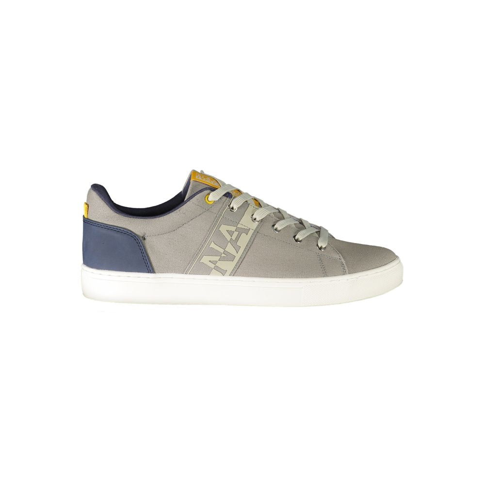 Napapijri Gray Polyester Sneaker - Stylish Sports Footwear
