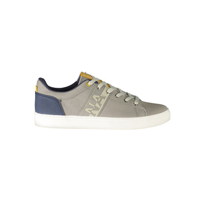 Napapijri Gray Polyester Sneaker - Stylish Sports Footwear