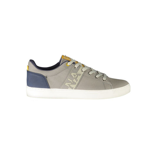 Napapijri Gray Polyester Sneaker - Stylish Sports Footwear
