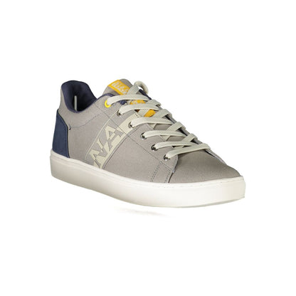 Napapijri Gray Polyester Sneaker - Stylish Sports Footwear