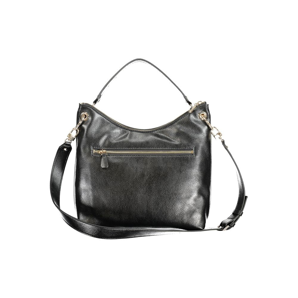 Guess Jeans Black Polyethylene Handbag - LEVIA BAG