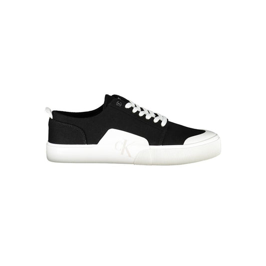 Calvin Klein Black Recycled Material Men Sneaker