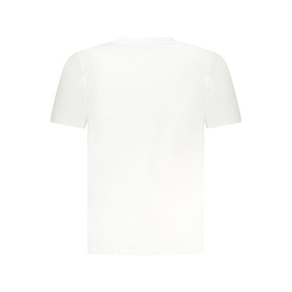 Cavalli Class White Cotton T-Shirt: Bold Streetwear Essential