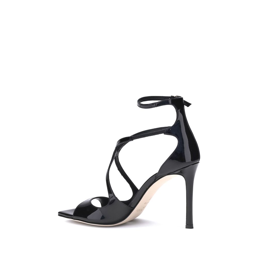 Jimmy Choo Azia Sandals - Timeless Elegance in Patent Leather