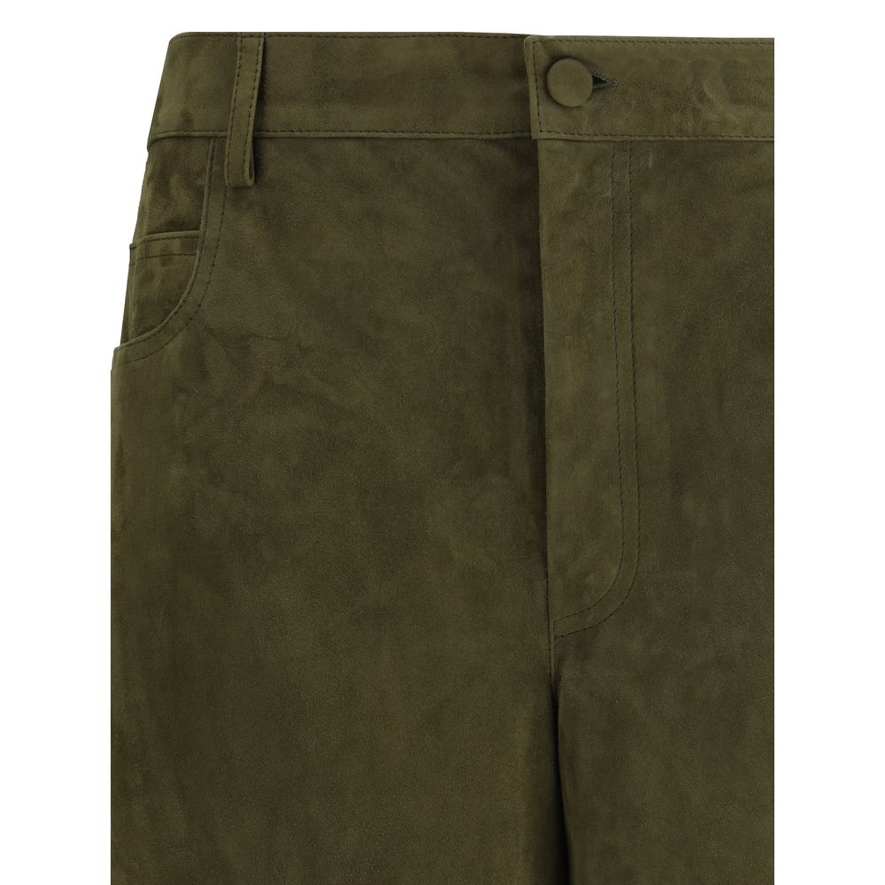 Marni Suede Pants - Contemporary Loosely-Fitted Design