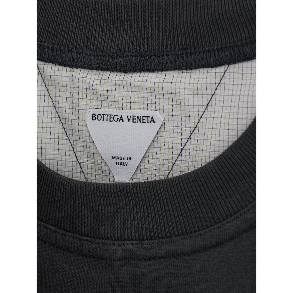 Bottega Veneta Gray Oversize Cotton T-Shirt
