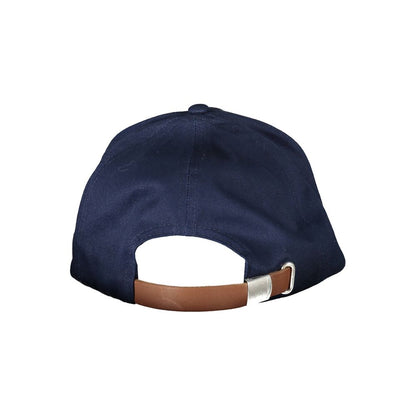La Martina Blue Cotton Cap with Visor