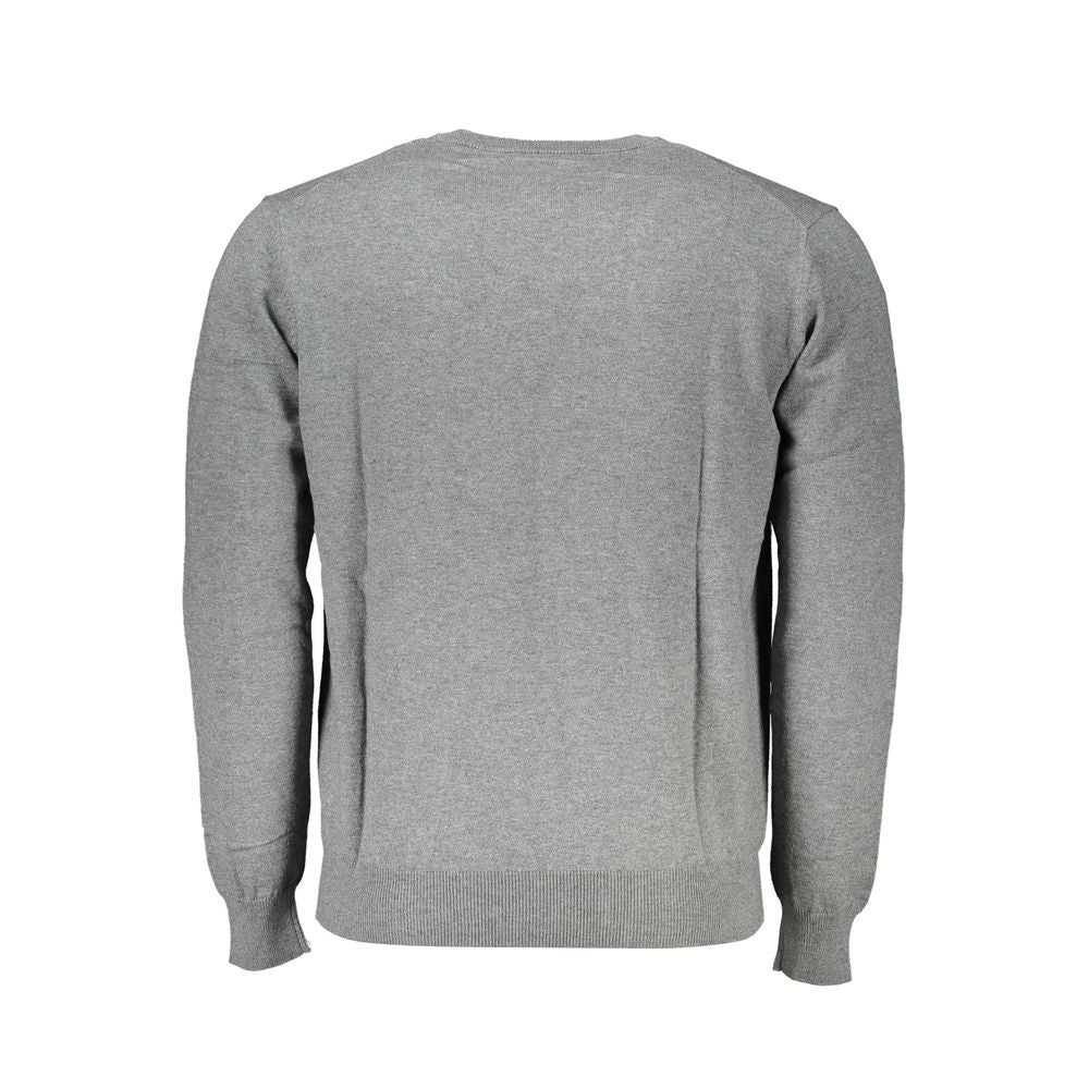 Harmont & Blaine V-Neck Cotton Blend Sweater
