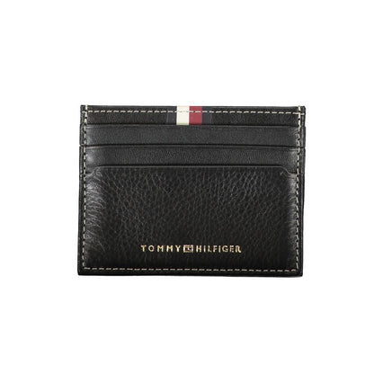 Tommy Hilfiger Black Leather Men’s Wallet