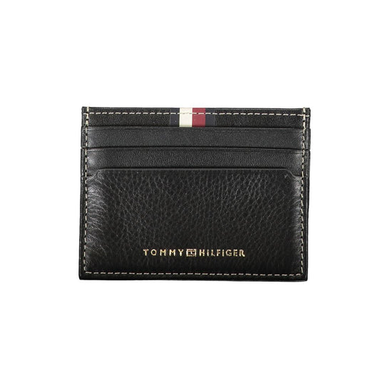 Tommy Hilfiger Black Leather Men’s Wallet