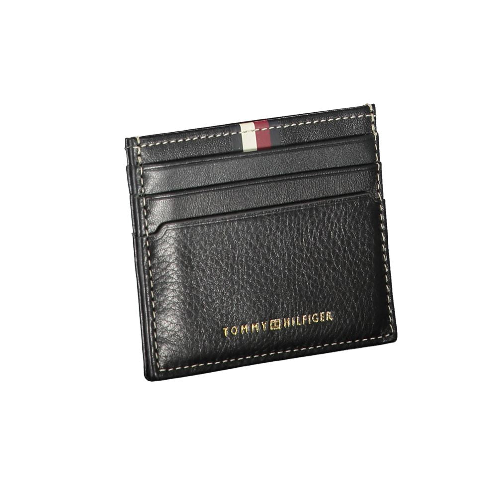 Tommy Hilfiger Black Leather Men’s Wallet