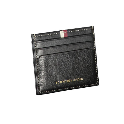 Tommy Hilfiger Black Leather Men’s Wallet