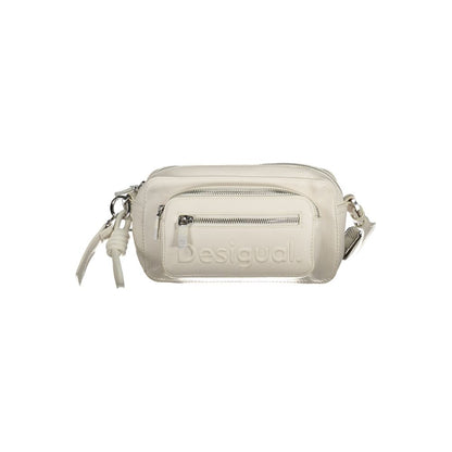 Desigual White Handbag: A Statement of Style and Function